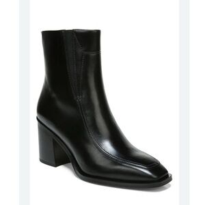 Franco Sarto Romano Black Leather Booties